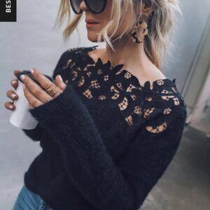 Black Knit Sweater